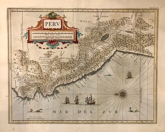 Mercator Gerard - Hondius Jodocus Peru 1637 Amsterdam